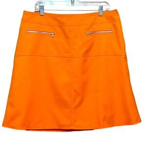 Sixt Orange Midi Skirt. 16R